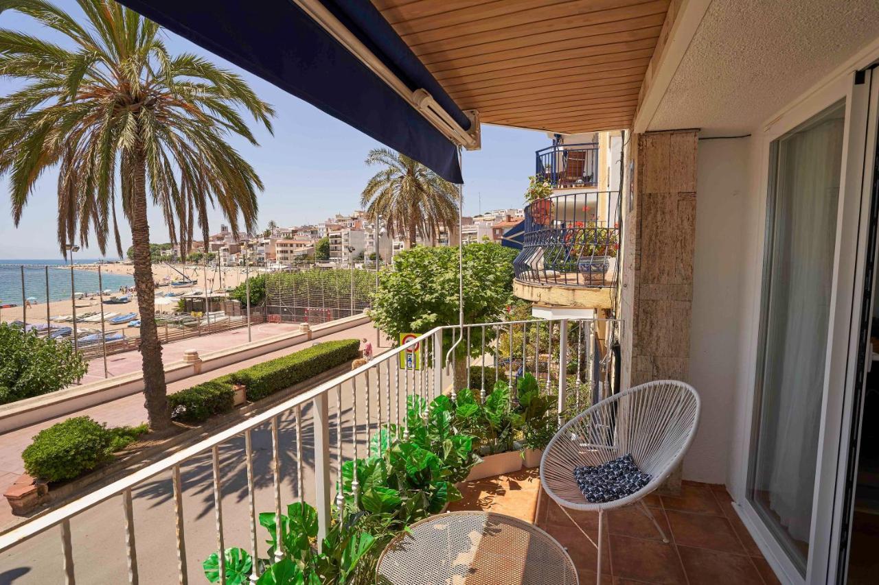 Ferienwohnung Apartamento Primera Linea De Mar Con Espectaculares Vistas Sant Pol De Mar Exterior foto