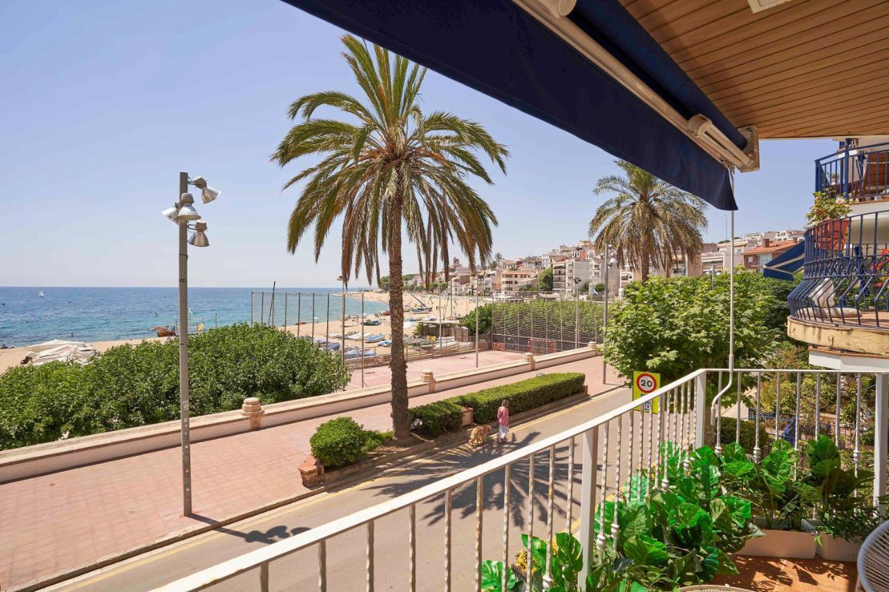 Ferienwohnung Apartamento Primera Linea De Mar Con Espectaculares Vistas Sant Pol De Mar Exterior foto