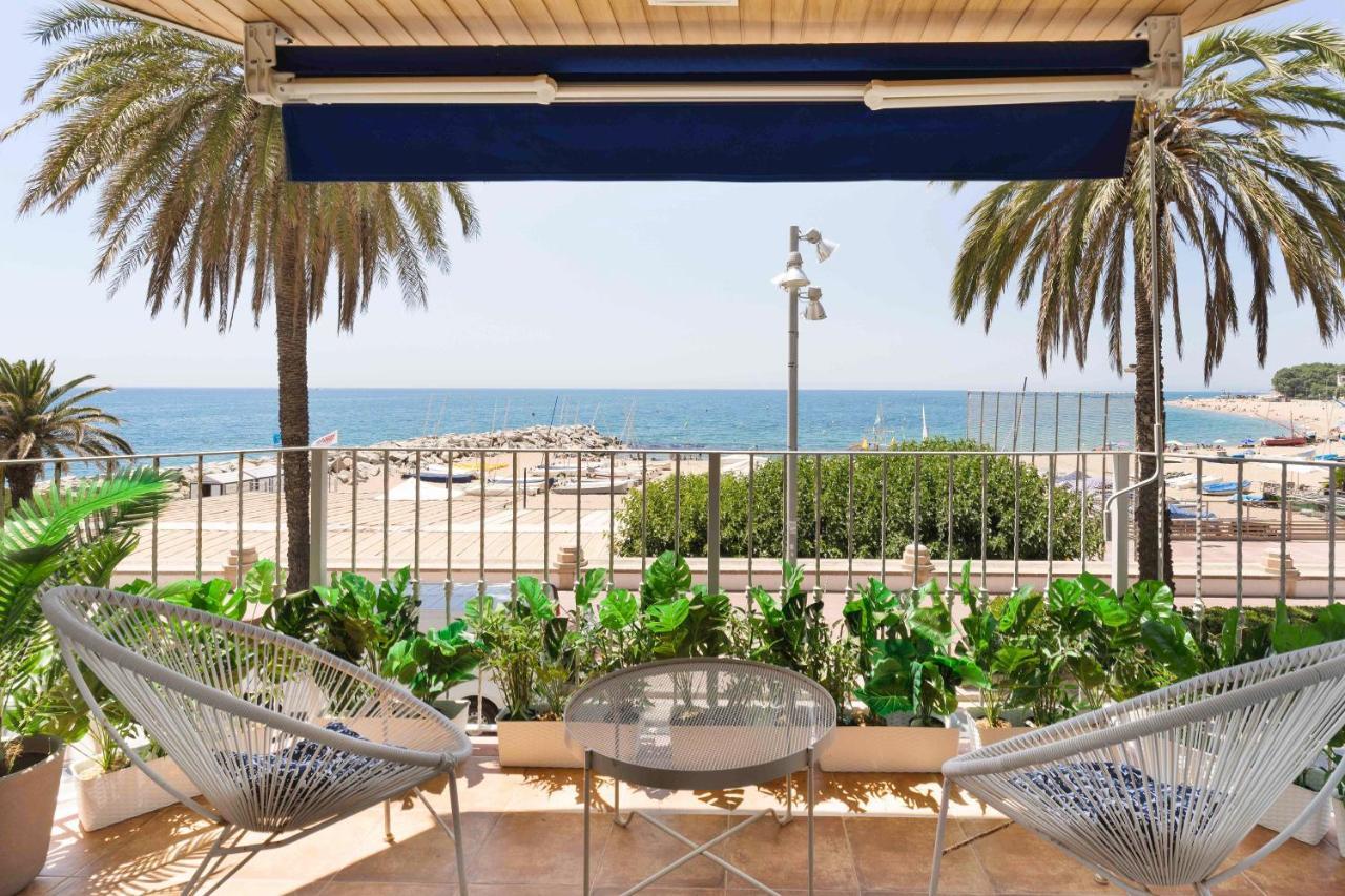 Ferienwohnung Apartamento Primera Linea De Mar Con Espectaculares Vistas Sant Pol De Mar Exterior foto