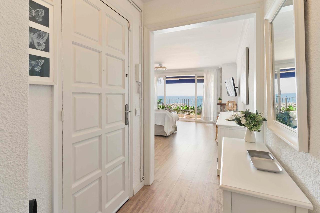Ferienwohnung Apartamento Primera Linea De Mar Con Espectaculares Vistas Sant Pol De Mar Exterior foto
